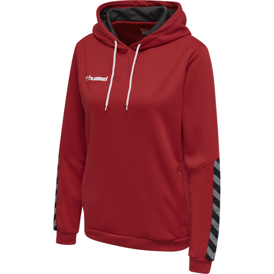 Hummel Authentic Poly Hoodie Women - True Red